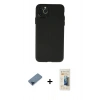 MARSİLYAN™- iPhone 11 Pro Max Kılıf Atlas Minimal Prime - Siyah 6D Mat Seramik Hayalet Nano Ekran Koruyucu + Metal Kamera Lens Koruma Cam - MI