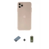 MARSİLYAN™- iPhone 11 Pro Max Kılıf Atlas Minimal Prime - Siyah Joko Magic 5D Hayalet Cam + Shine Kamera Lens Koruma Cam - GI