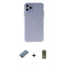 MARSİLYAN™- iPhone 11 Pro Max Kılıf Atlas Minimal Prime - Siyah Joko Magic 5D Hayalet Cam + Shine Kamera Lens Koruma Cam - GI