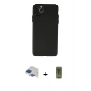 MARSİLYAN™- iPhone 11 Pro Max Kılıf Atlas Minimal Prime - Siyah Joko Magic 5D Hayalet Cam + Lacivert Pers Alüminyum Kamera Lens