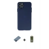 MARSİLYAN™- iPhone 11 Pro Max Kılıf Atlas Minimal Prime - Siyah Joko Magic 5D Hayalet Cam + Metal Kamera Lens Koruma Cam - MI