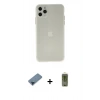 MARSİLYAN™- iPhone 11 Pro Max Kılıf Atlas Minimal Prime - Siyah Joko Magic 5D Hayalet Cam + Metal Kamera Lens Koruma Cam - MI