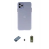 MARSİLYAN™- iPhone 11 Pro Max Kılıf Atlas Minimal Prime - Siyah Joko Magic 5D Hayalet Cam + Metal Kamera Lens Koruma Cam - MI