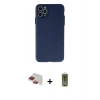 MARSİLYAN™- iPhone 11 Pro Max Kılıf Atlas Minimal Prime - Siyah Joko Magic 5D Hayalet Cam + Pers Alüminyum Kamera Lens - KI