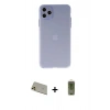 MARSİLYAN™- iPhone 11 Pro Max Kılıf Atlas Minimal Prime - Siyah Joko Magic 5D Hayalet Cam + Rainbow Kamera Lens Koruma Cam - GD