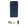 MARSİLYAN™- iPhone 11 Pro Max Kılıf Atlas Minimal Prime - Siyah Joko Magic 5D Hayalet Cam + Rainbow Kamera Lens Koruma Cam - GD