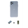 MARSİLYAN™- iPhone 11 Pro Max Kılıf Atlas Minimal Prime - Siyah Joko Magic 5D Hayalet Cam + Shine Kamera Lens Koruma Cam - GD