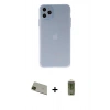 MARSİLYAN™- iPhone 11 Pro Max Kılıf Atlas Minimal Prime - Siyah Joko Magic 5D Hayalet Cam + Rainbow Kamera Lens Koruma Cam - YL