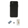 MARSİLYAN™- iPhone 11 Pro Max Kılıf Atlas Minimal Prime - Siyah Mat Seramik Nano Ekran Koruyucu + Shine Kamera Lens Koruma Cam - GI