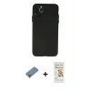 MARSİLYAN™- iPhone 11 Pro Max Kılıf Atlas Minimal Prime - Siyah Mat Seramik Nano Ekran Koruyucu + Metal Kamera Lens Koruma Cam - GD