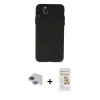MARSİLYAN™- iPhone 11 Pro Max Kılıf Atlas Minimal Prime - Siyah Mat Seramik Nano Ekran Koruyucu + Pers Alüminyum Kamera Lens - LT