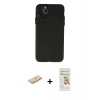 MARSİLYAN™- iPhone 11 Pro Max Kılıf Atlas Minimal Prime - Siyah Mat Seramik Nano Ekran Koruyucu + Renkli Kamera Lens Koruma Cam - MI