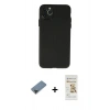 MARSİLYAN™- iPhone 11 Pro Max Kılıf Atlas Minimal Prime - Siyah Mat Seramik Nano Ekran Koruyucu + Metal Kamera Lens Koruma Cam - SH