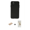 MARSİLYAN™- iPhone 11 Pro Max Kılıf Atlas Minimal Prime - Siyah Mat Seramik Nano Ekran Koruyucu + Renkli Kamera Lens Koruma Cam - TU