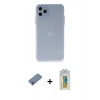 MARSİLYAN™- iPhone 11 Pro Max Kılıf Atlas Minimal Prime - Siyah Polymer Nano Ekran Koruyucu + Shine Kamera Lens Koruma Cam - SABE
