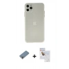 MARSİLYAN™- iPhone 11 Pro Max Kılıf Atlas Minimal Prime - Siyah Seramik Nano Ekran Koruyucu + Metal Kamera Lens Koruma Cam - AKYL