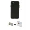 MARSİLYAN™- iPhone 11 Pro Max Kılıf Atlas Minimal Prime - Siyah Seramik Nano Ekran Koruyucu + Rainbow Kamera Lens Koruma Cam - GD