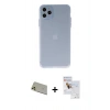 MARSİLYAN™- iPhone 11 Pro Max Kılıf Atlas Minimal Prime - Siyah Seramik Nano Ekran Koruyucu + Rainbow Kamera Lens Koruma Cam - GD