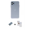 MARSİLYAN™- iPhone 11 Pro Max Kılıf Atlas Minimal Prime - Siyah Seramik Nano Ekran Koruyucu + Shine Kamera Lens Koruma Cam - GS