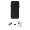 MARSİLYAN™- iPhone 11 Pro Max Kılıf Atlas Minimal Prime - Siyah Seramik Nano Ekran Koruyucu + Metal Kamera Lens Koruma Cam - SH