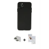 MARSİLYAN™- iPhone 11 Pro Max Kılıf Atlas Minimal Prime - Siyah Seramik Nano Ekran Koruyucu + Pers Alüminyum Kamera Lens - YL