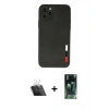 MARSİLYAN™- iPhone 11 Pro Max Kılıf Doruk Asil Koleksiyonu - Şeffaf 360 Full Body Arka Koruyucu + Kamera Lens Koruma Cam - SF