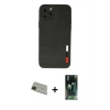MARSİLYAN™- iPhone 11 Pro Max Kılıf Doruk Asil Koleksiyonu - Şeffaf 360 Full Body Arka Koruyucu + Rainbow Kamera Lens Koruma Cam - YL