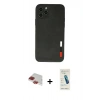 MARSİLYAN™- iPhone 11 Pro Max Kılıf Doruk Asil Koleksiyonu - Şeffaf Pasifik Cam Ekran Koruyucu + Pers Alüminyum Kamera Lens - KI