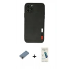MARSİLYAN™- iPhone 11 Pro Max Kılıf Doruk Asil Koleksiyonu - Şeffaf Pasifik Cam Ekran Koruyucu + Metal Kamera Lens Koruma Cam - MR