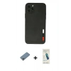 MARSİLYAN™- iPhone 11 Pro Max Kılıf Doruk Asil Koleksiyonu - Şeffaf Pasifik Cam Ekran Koruyucu + Shine Kamera Lens Koruma Cam - SABE