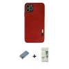 MARSİLYAN™- iPhone 11 Pro Max Kılıf Doruk Asil Koleksiyonu - Siyah 20D Premium Cam Ekran Koruyucu + Metal Kamera Lens Koruma Cam - AKYL