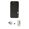 MARSİLYAN™- iPhone 11 Pro Max Kılıf Doruk Asil Koleksiyonu - Siyah 20D Premium Cam Ekran Koruyucu + Pers Alüminyum Kamera Lens - KI