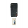 MARSİLYAN™- iPhone 11 Pro Max Kılıf Doruk Asil Koleksiyonu - Siyah 6D Mat Seramik Hayalet Nano Ekran Koruyucu