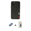 MARSİLYAN™- iPhone 11 Pro Max Kılıf Doruk Asil Koleksiyonu - Siyah 6D Mat Seramik Hayalet Nano Ekran Koruyucu + Shine Kamera Lens Koruma Cam - GS