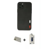 MARSİLYAN™- iPhone 11 Pro Max Kılıf Doruk Asil Koleksiyonu - Siyah Bilvis Hayalet Cam Ekran Koruyucu + Rainbow Kamera Lens Koruma Cam - GD