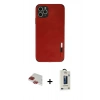 MARSİLYAN™- iPhone 11 Pro Max Kılıf Doruk Asil Koleksiyonu - Siyah Bilvis Hayalet Cam Ekran Koruyucu + Pers Alüminyum Kamera Lens - KI