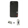 MARSİLYAN™- iPhone 11 Pro Max Kılıf Doruk Asil Koleksiyonu - Siyah Bilvis Hayalet Cam Ekran Koruyucu + Rainbow Kamera Lens Koruma Cam - YL