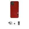 MARSİLYAN™- iPhone 11 Pro Max Kılıf Doruk Asil Koleksiyonu - Siyah Joko Magic 5D Hayalet Cam + Pers Alüminyum Kamera Lens - SH