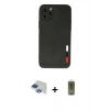MARSİLYAN™- iPhone 11 Pro Max Kılıf Doruk Asil Koleksiyonu - Siyah Joko Magic 5D Hayalet Cam + Pers Alüminyum Kamera Lens - LT
