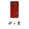 MARSİLYAN™- iPhone 11 Pro Max Kılıf Doruk Asil Koleksiyonu - Siyah Joko Magic 5D Hayalet Cam + Shine Kamera Lens Koruma Cam - SH