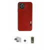 MARSİLYAN™- iPhone 11 Pro Max Kılıf Doruk Asil Koleksiyonu - Siyah Joko Magic 5D Hayalet Cam + Pers Alüminyum Kamera Lens - YL
