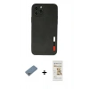 MARSİLYAN™- iPhone 11 Pro Max Kılıf Doruk Asil Koleksiyonu - Siyah Mat Seramik Nano Ekran Koruyucu + Shine Kamera Lens Koruma Cam - GS
