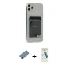 MARSİLYAN™- iPhone 11 Pro Max Kılıf Doruk Klasik Koleksiyonu - Şeffaf Pasifik Cam Ekran Koruyucu + Metal Kamera Lens Koruma Cam - AKYL
