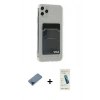 MARSİLYAN™- iPhone 11 Pro Max Kılıf Doruk Klasik Koleksiyonu - Şeffaf Pasifik Cam Ekran Koruyucu + Metal Kamera Lens Koruma Cam - MI