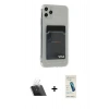 MARSİLYAN™- iPhone 11 Pro Max Kılıf Doruk Klasik Koleksiyonu - Şeffaf Pasifik Cam Ekran Koruyucu + Kamera Lens Koruma Cam - SF