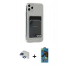 MARSİLYAN™- iPhone 11 Pro Max Kılıf Doruk Klasik Koleksiyonu - Siyah 18D Cam Ekran Koruyucu + Pers Alüminyum Kamera Lens - LT