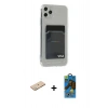MARSİLYAN™- iPhone 11 Pro Max Kılıf Doruk Klasik Koleksiyonu - Siyah 18D Cam Ekran Koruyucu + Renkli Kamera Lens Koruma Cam - YL