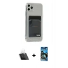 MARSİLYAN™- iPhone 11 Pro Max Kılıf Doruk Klasik Koleksiyonu - Siyah 34D Izgaralı Cam + Kamera Lens Koruma Cam - SF