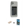 MARSİLYAN™- iPhone 11 Pro Max Kılıf Doruk Klasik Koleksiyonu - Siyah 34D Izgaralı Cam + Renkli Kamera Lens Koruma Cam - MI