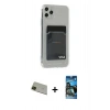 MARSİLYAN™- iPhone 11 Pro Max Kılıf Doruk Klasik Koleksiyonu - Siyah 34D Izgaralı Cam + Yeşil Rainbow Kamera Lens Koruma Cam